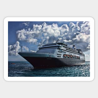 ms VEENDAM off of Bermuda Sticker